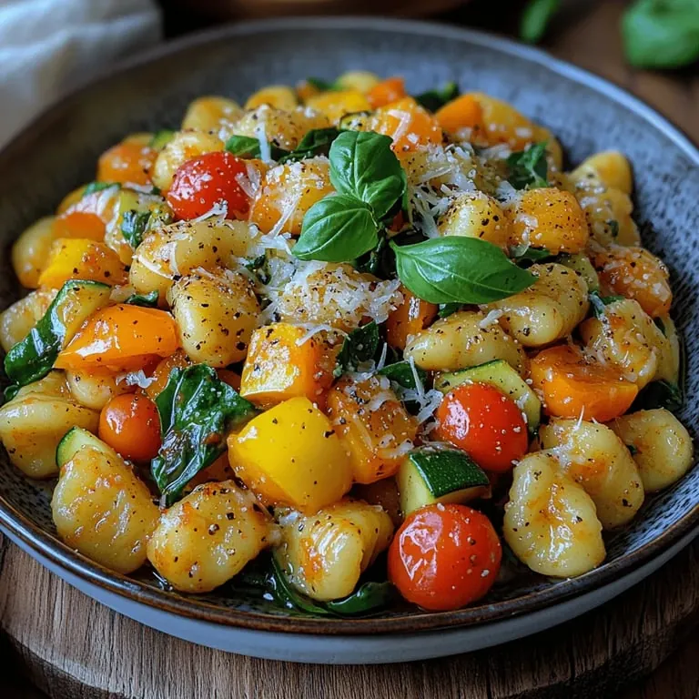 Sonniges Sommer-Gemüse-Gnocchi-Rezept