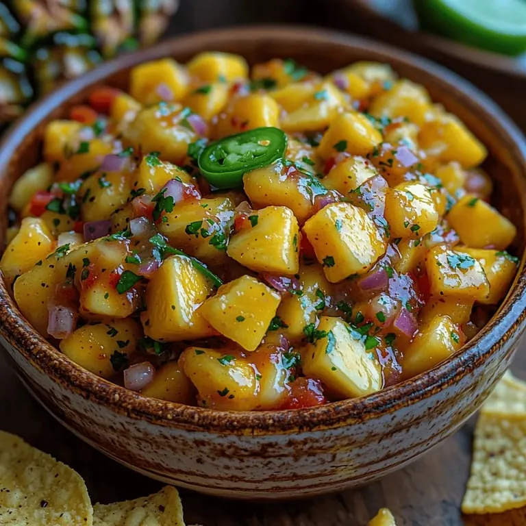 Tropische Fiesta Mango‑Ananas‑Salsa Rezept