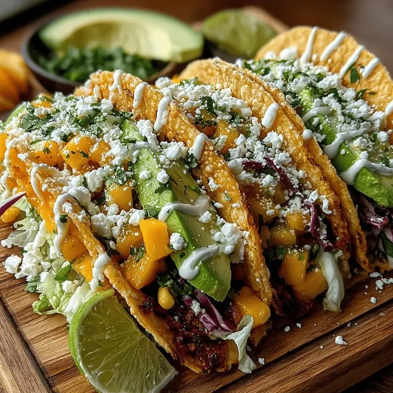 Tropische Mango-Tacos: Ein geschmackvolles kulinarisches Abenteuer