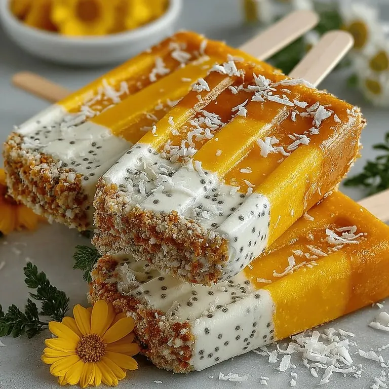 Tropischer Genuss: Ananas-Chia-Pops Rezept
