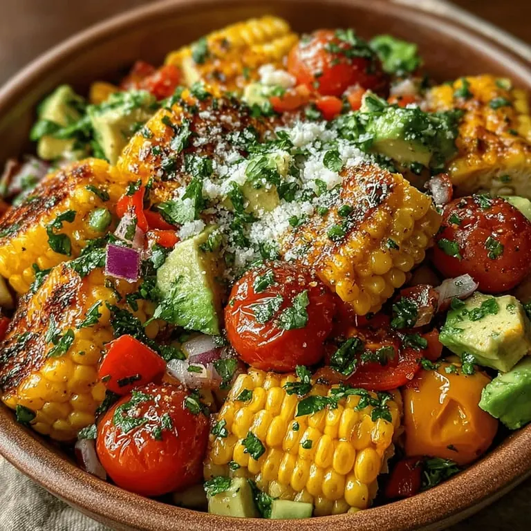 Würziger Sommer-Mais-Salat