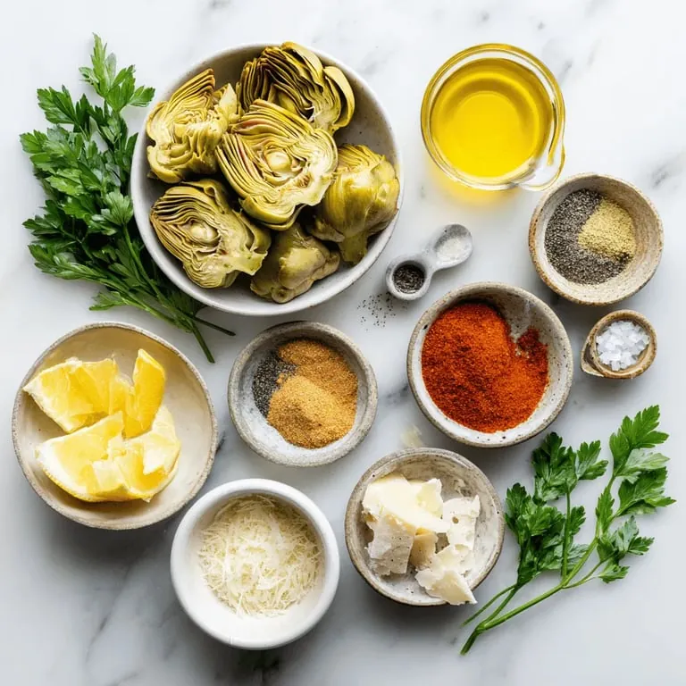 Würzige Artischockenherzen aus der Heißluftfritteuse