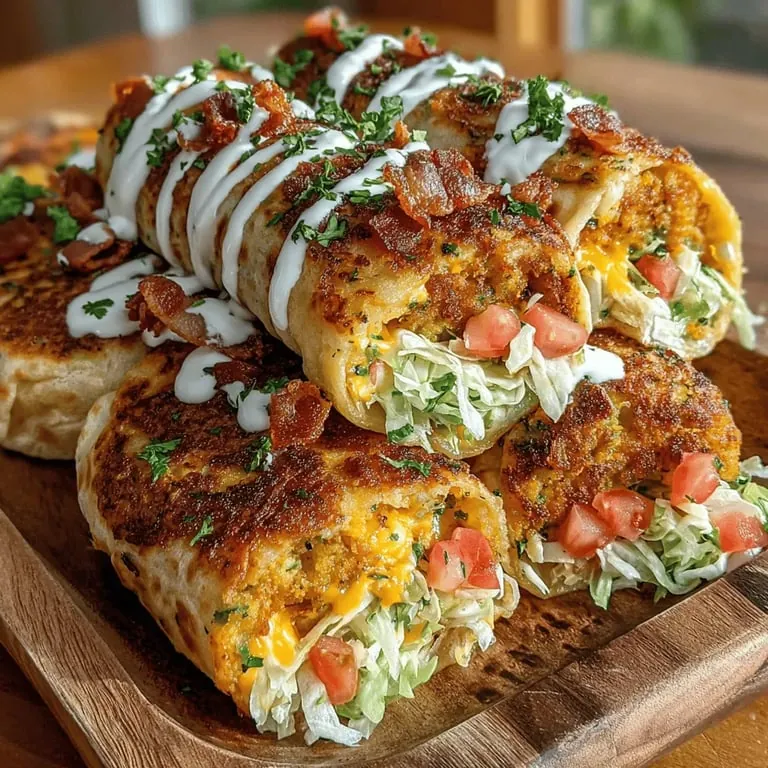 Zucchini-Fritter-BLT-Wraps: Ein köstliches und nahrhaftes Gericht